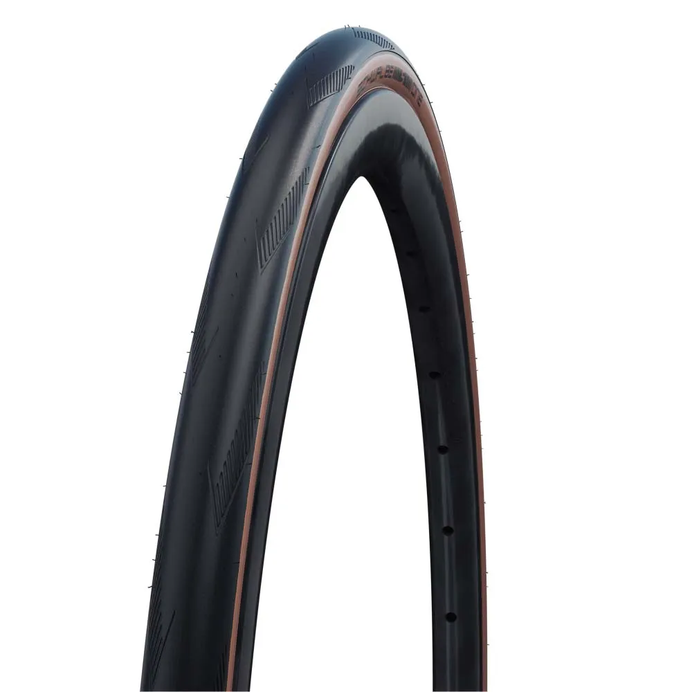 Schwalbe One Tubeless 700 X 28 Landsvägsdäck Refurbished, Black / brown, 700 x 28