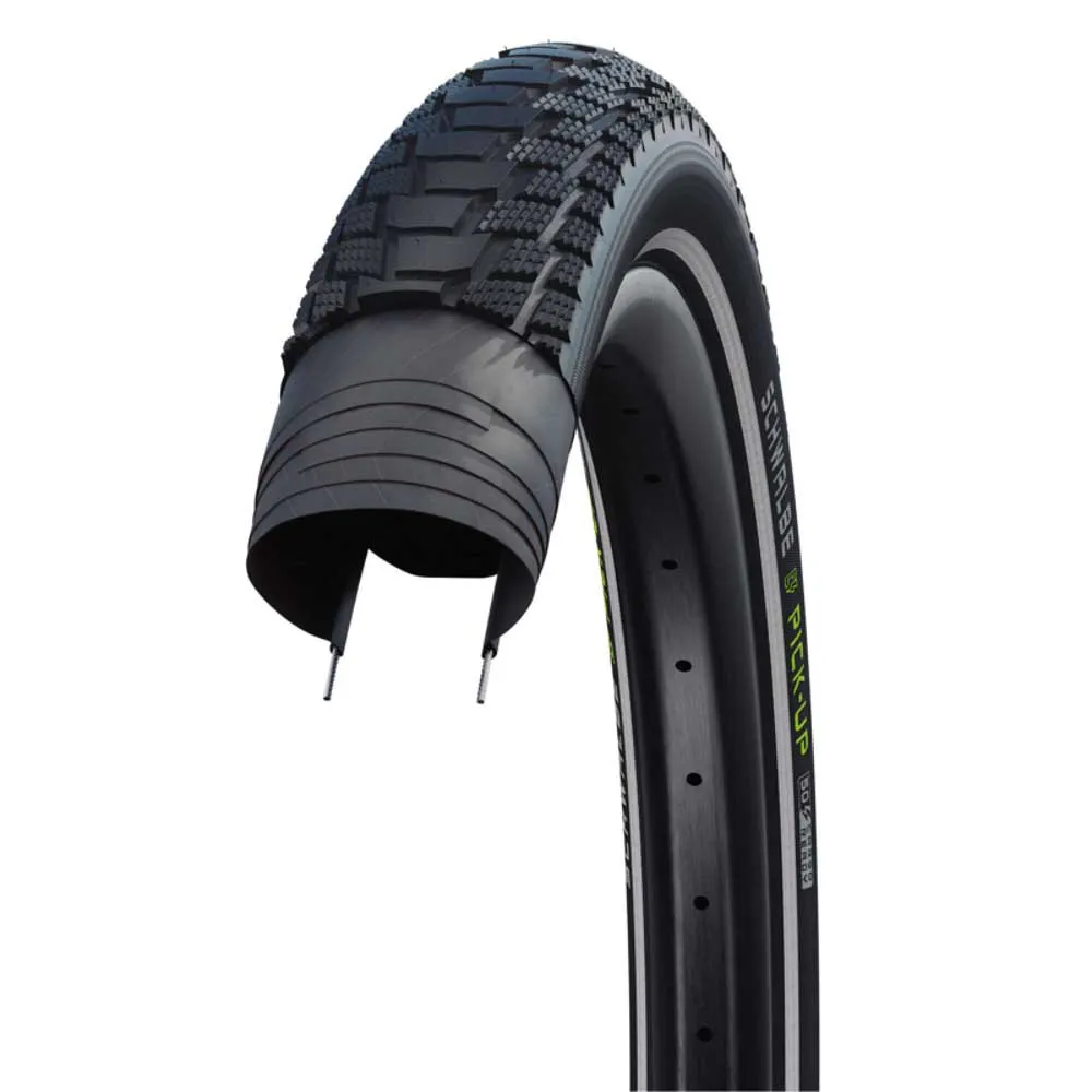 Schwalbe Pick-up Super Defense Addix-e 16´´ X 2.15 Styvt Urbandäck, Black, 16" x 2.15 Schwalbe Pick-up Super Defense Addix-e 16´´ X 2.15 Styvt Urbandäck, Black, 16" x 2.15
