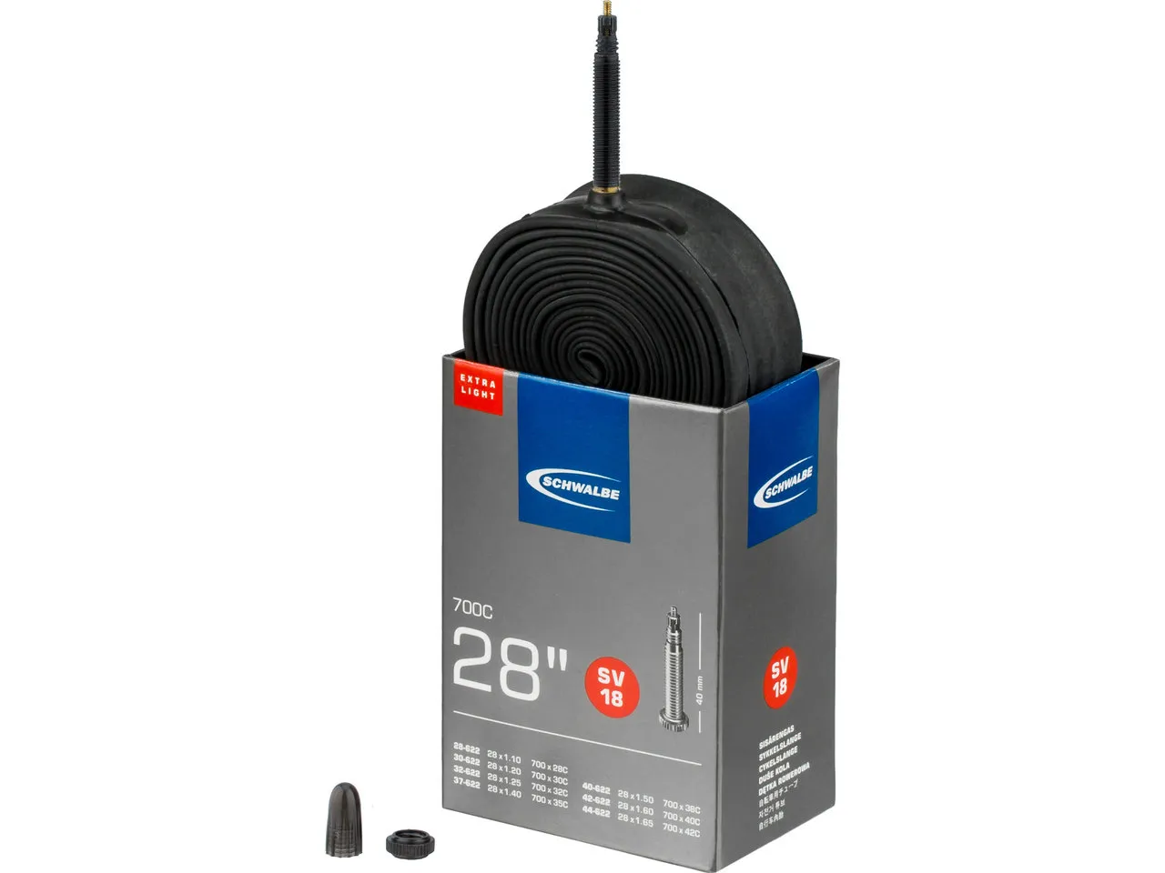 Schwalbe Schlauch 18 Extralight für 28"