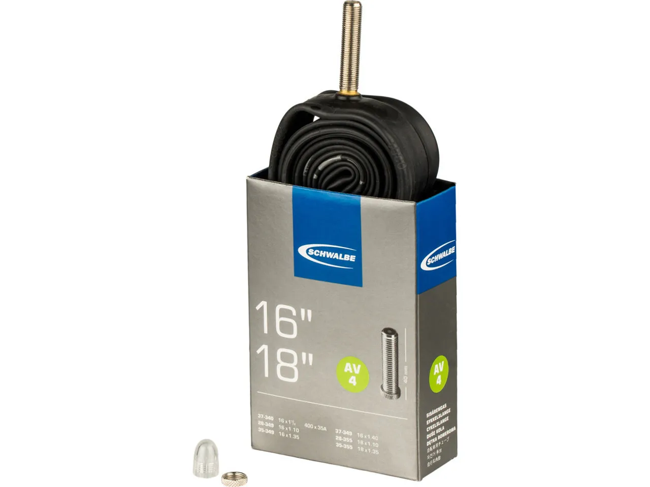 Schwalbe Schlauch 4 für 16" - 18", Black