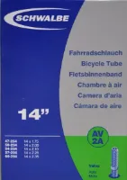 Schwalbe slang 14 x 1,75-2,50 (47/60-254) Bilventil Schwalbe slang 14 x 1,75-2,50 (47/60-254) Bilventil
