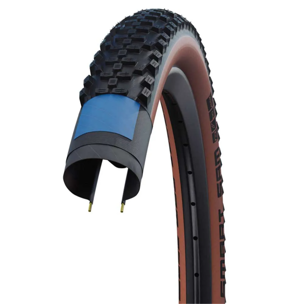 Schwalbe Smart Samoa Dd 27.5´´ X 2.60 Styv Mtb-däck, Black / Brown, 27.5" x 2.60 Schwalbe Smart Samoa Dd 27.5´´ X 2.60 Styv Mtb-däck, Black / Brown, 27.5" x 2.60