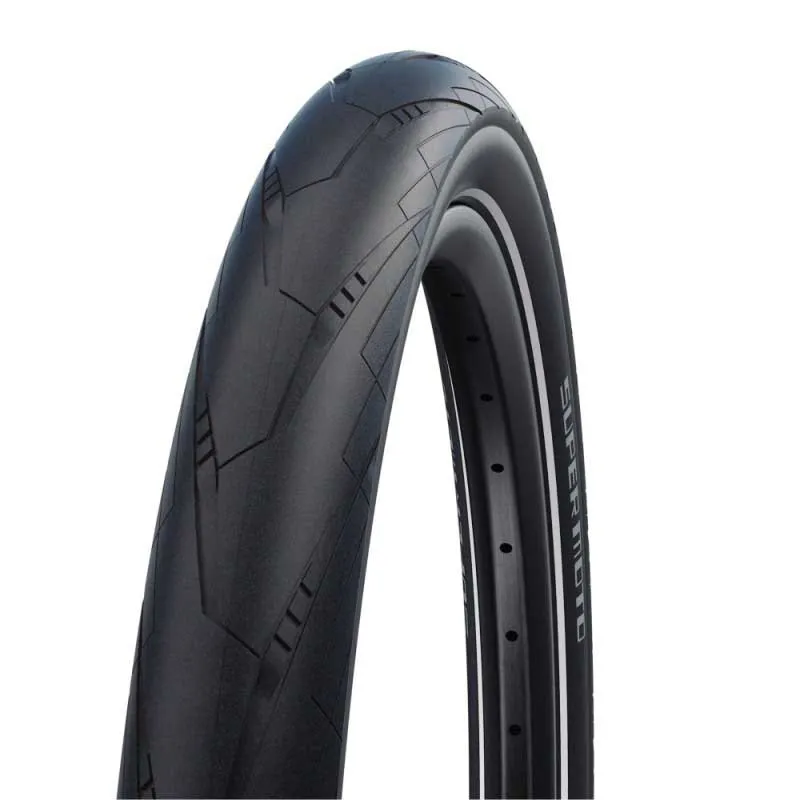 Schwalbe Supermoto Dd Raceguard 20´´ X 2.40 Styvt Urbandäck, Black / reflex, 20" x 2.40