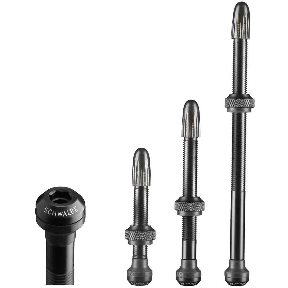 Schwalbe Tubeless Ventiler, Black, 80mm