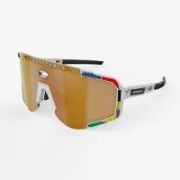 Scicon Aeroscope cykelglasögon world champion white gloss/multimirror bronze Scicon Aeroscope cykelglasögon world champion white gloss/multimirror bronze