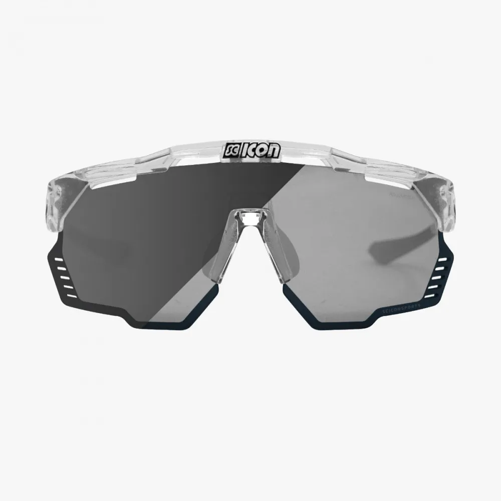 Scicon Aeroshade Kunken Crystal/ Photochromic SIlver, Silver/Transparent Scicon Aeroshade Kunken Crystal/ Photochromic SIlver, Silver/Transparent