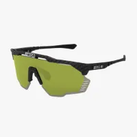 Scicon Aeroshade Kunken cykelglasögon Matte Carbon Green Trail Scicon Aeroshade Kunken cykelglasögon Matte Carbon Green Trail