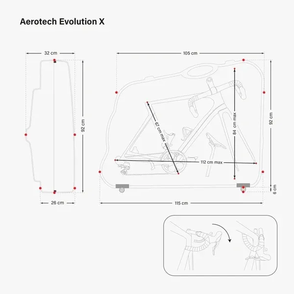 Scicon Aerotech Evolution X TSA Koffert, Black Scicon Aerotech Evolution X TSA Koffert, Black