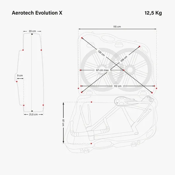 Scicon Aerotech Evolution X TSA Koffert, Black Scicon Aerotech Evolution X TSA Koffert, Black