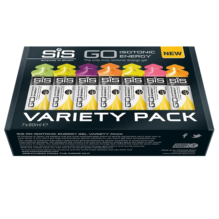 Science In Sport SiS GO Isotonic Variety Pack Energigeler Science In Sport SiS GO Isotonic Variety Pack Energigeler