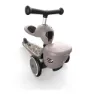 Scoot & Ride Highwaykick One Lifestyle Brown Lines Sparkcykel, Multicolor, One Size