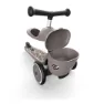Scoot & Ride Highwaykick One Lifestyle Brown Lines Sparkcykel, Multicolor, One Size