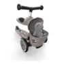 Scoot & Ride Highwaykick One Lifestyle Brown Lines Sparkcykel, Multicolor, One Size