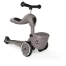 Scoot & Ride Highwaykick One Lifestyle Brown Lines Sparkcykel, Multicolor, One Size
