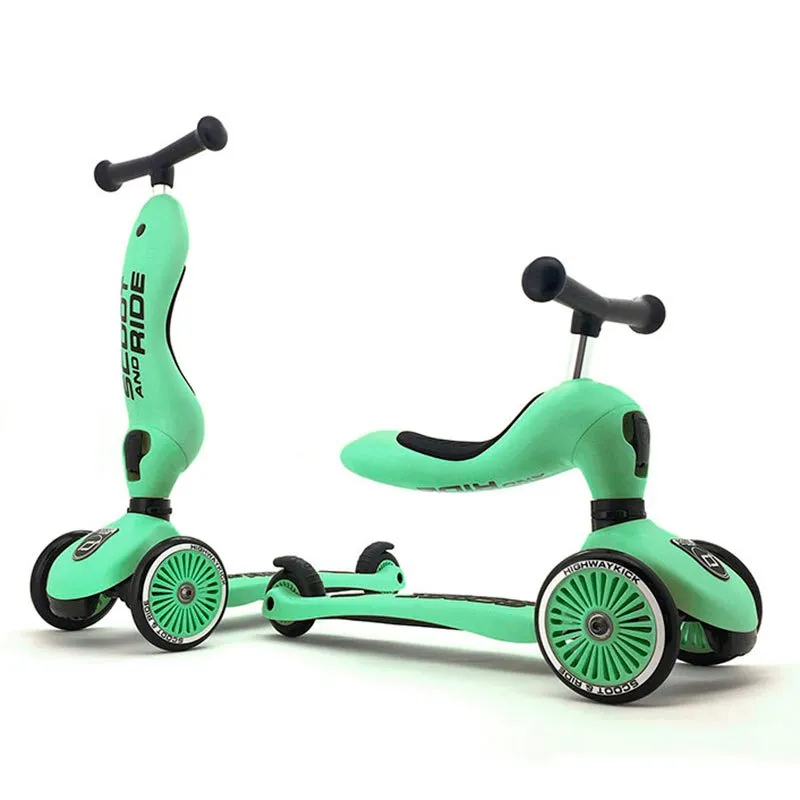 Scoot & Ride Highwaykick One Sparkcykel, Kiwi, One Size