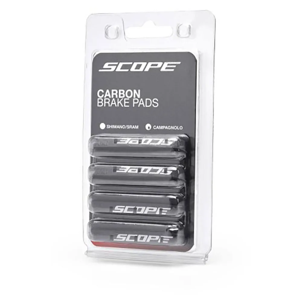 Scope Campagnolo Fälgbromsbelägg 2 Par, Carbon, One Size Scope Campagnolo Fälgbromsbelägg 2 Par, Carbon, One Size
