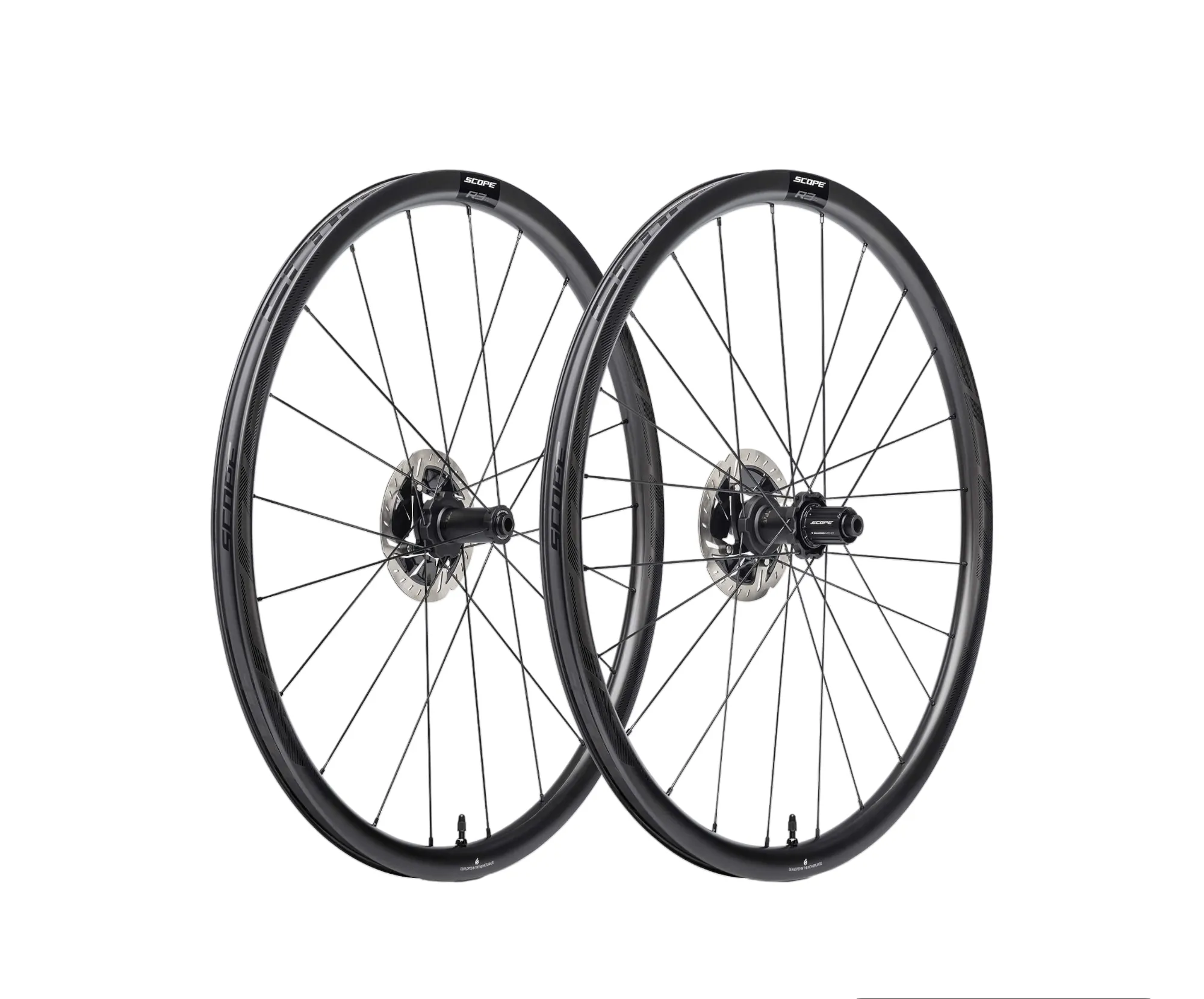 Scope R3. Allroad disc carbon hjulset Shimano svart
