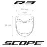 Scope R3 Cl Disc My17 Landsvägshjulset, Black, 12 x 100/12 x 142mm, Campagnolo