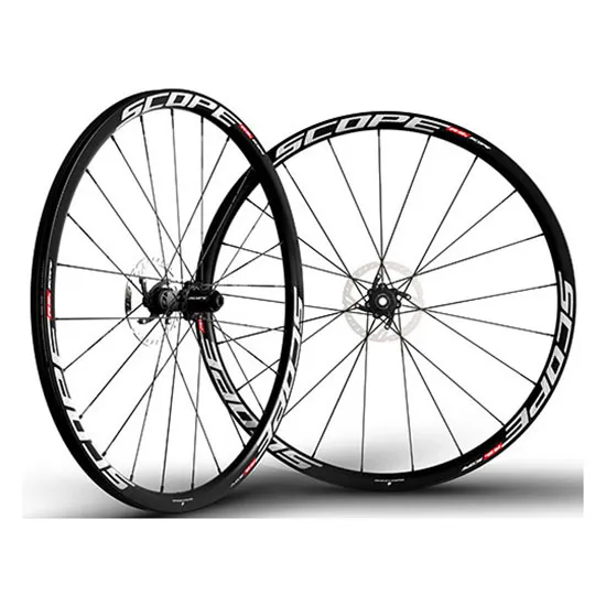 Scope R3d Cl Disc Tubeless Landsvägshjulset, Black / white, 12 x 100/12 x 142mm, Shimano/Sram HG Scope R3d Cl Disc Tubeless Landsvägshjulset, Black / white, 12 x 100/12 x 142mm, Shimano/Sram HG