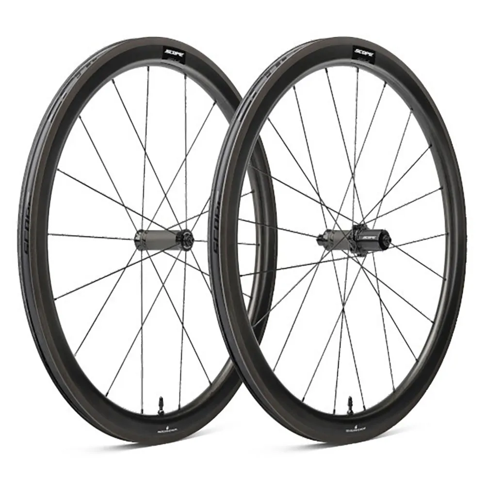 Scope S4 fälgbroms hjulset carbon Shimano svart Scope S4 fälgbroms hjulset carbon Shimano svart