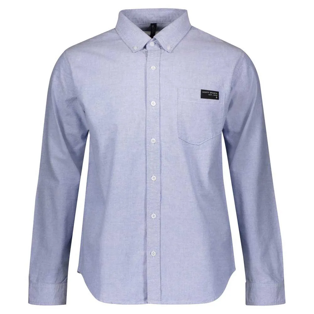 SCOTT 10 Casual Skjorta Med Långa ärmar, Blue Oxford, M SCOTT 10 Casual Skjorta Med Långa ärmar, Blue Oxford, M