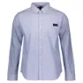 SCOTT 10 Casual Skjorta Med Långa ärmar, Blue Oxford, M