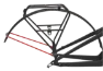 SCOTT Aluminiumsstänger för Bakskärm, Black, One Size