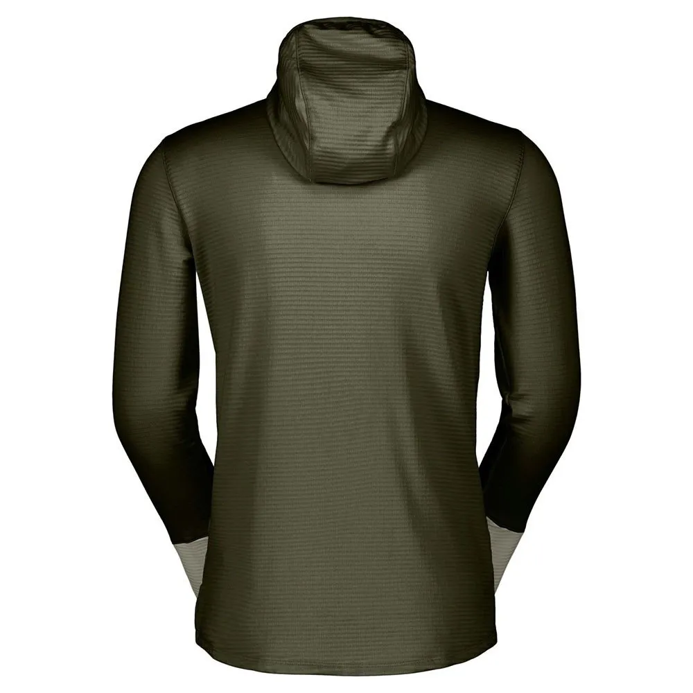 SCOTT Defined Light Sweatshirt Med Dragkedja, Douglas green / dust grey SCOTT Defined Light Sweatshirt Med Dragkedja, Douglas green / dust grey