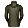SCOTT Defined Light Sweatshirt Med Dragkedja, Douglas green / dust grey