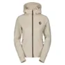 SCOTT Defined Warm Fleecejacka Med Dragkedja, Dust white