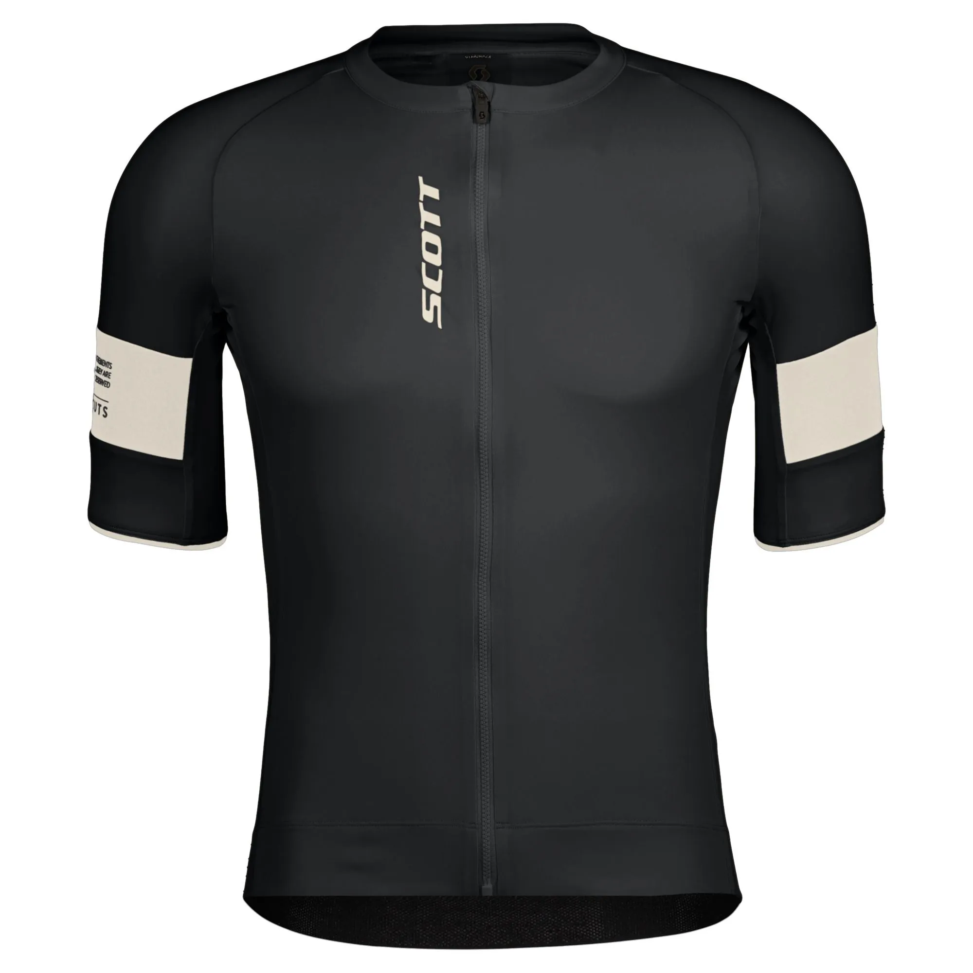 SCOTT Endurance Pro kortärmad cykeltröja black/cotton white herr SCOTT Endurance Pro kortärmad cykeltröja black/cotton white herr