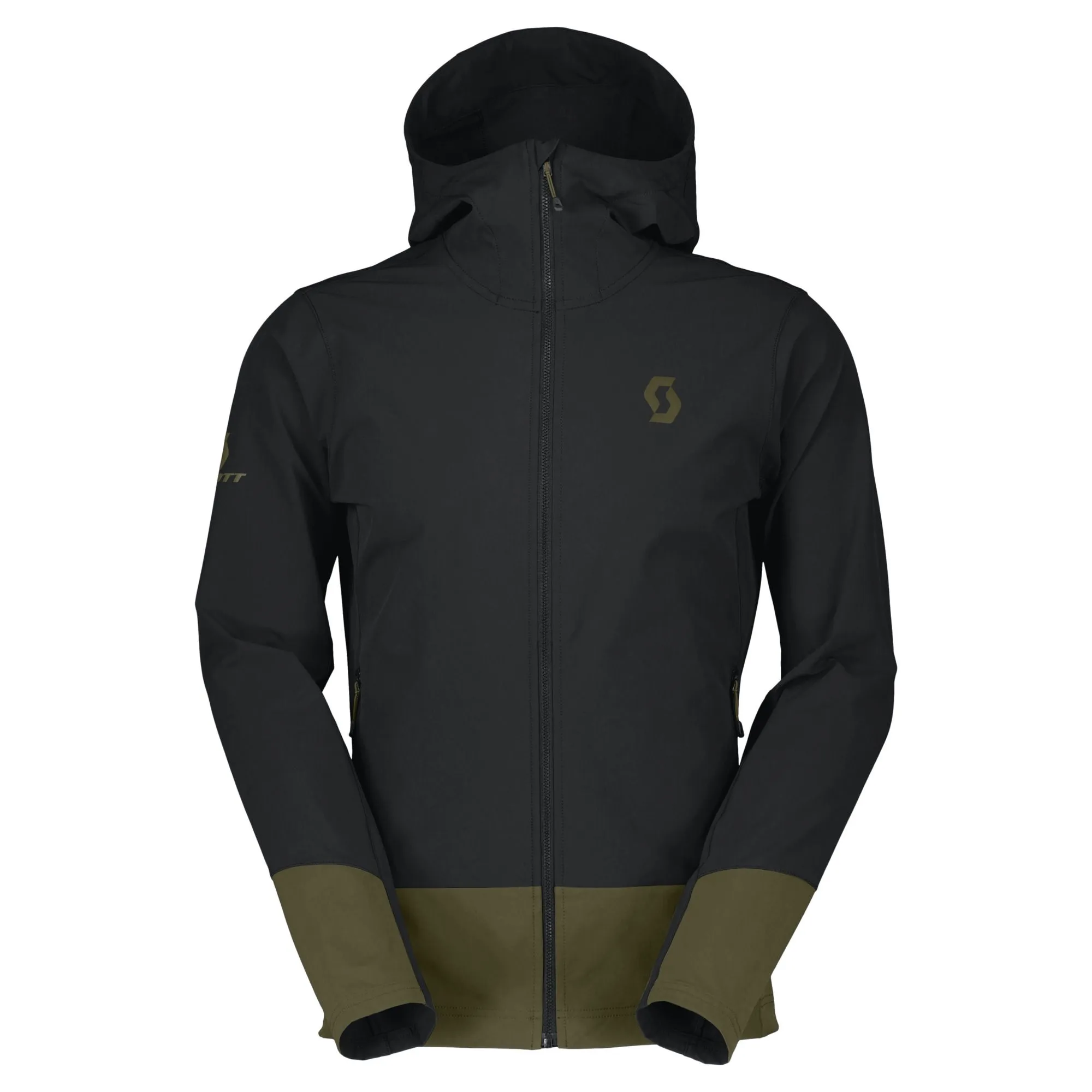 SCOTT Explorair Softshell SL Jacka Svart/Grangrön för Män, Grön/Svart SCOTT Explorair Softshell SL Jacka Svart/Grangrön för Män, Grön/Svart