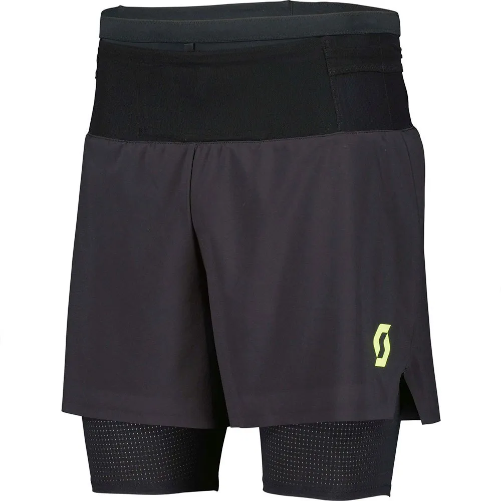 SCOTT Hybrid Rc Run Shorts male, Black / yellow