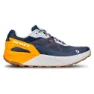 Dark blue / flash orange