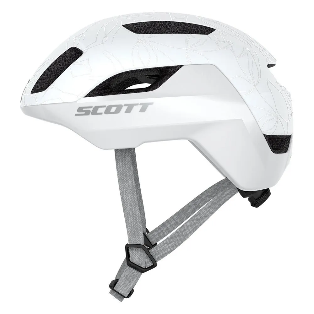 SCOTT La Mokka Plus Sensor cykelhjälm Ice White