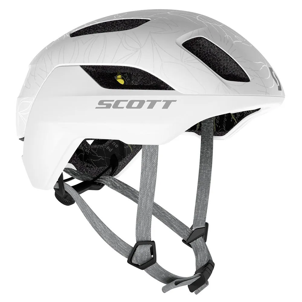 SCOTT La Mokka Plus Sensor cykelhjälm Ice White