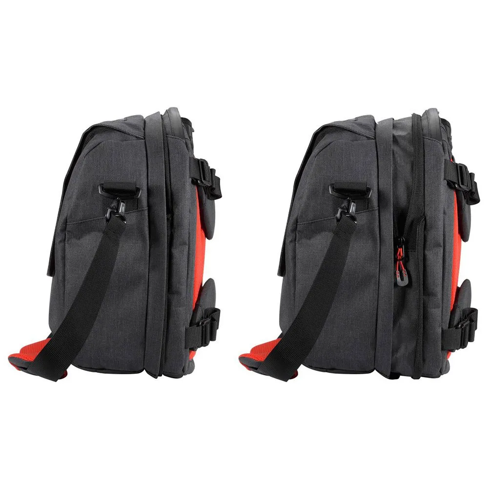 SCOTT Messenger 25l Väska, Dark grey / red, One Size
