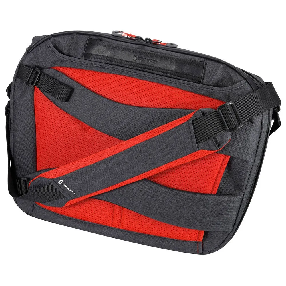 SCOTT Messenger 25l Väska, Dark grey / red, One Size