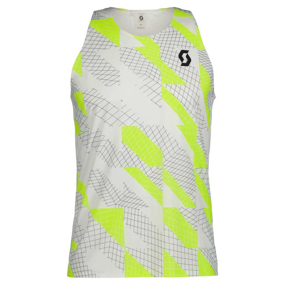 SCOTT Ms Rc Run ärmlös T-shirt male, White / black
