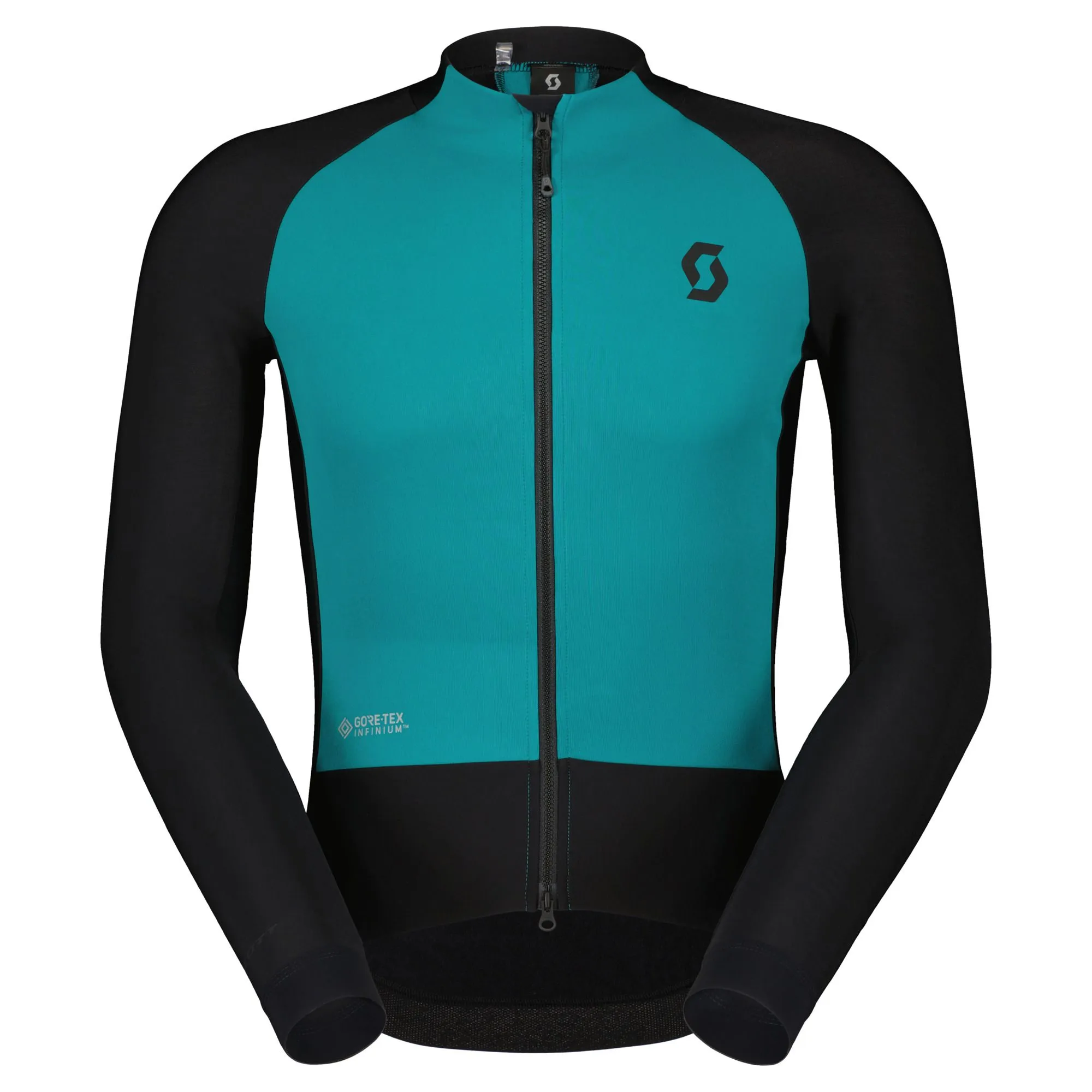 SCOTT RC Pro Warm Hybrid Gore-Tex Windstopper Jacka Svart/Turkos för män, Blå/svart/turkos SCOTT RC Pro Warm Hybrid Gore-Tex Windstopper Jacka Svart/Turkos för män, Blå/svart/turkos