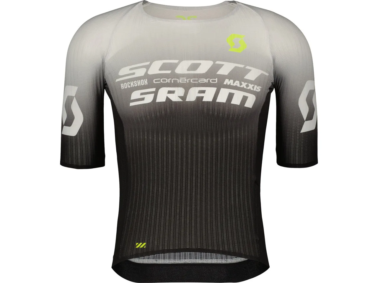 SCOTT RC Scott-SRAM Race S/S Trikot, White / black, L SCOTT RC Scott-SRAM Race S/S Trikot, White / black, L