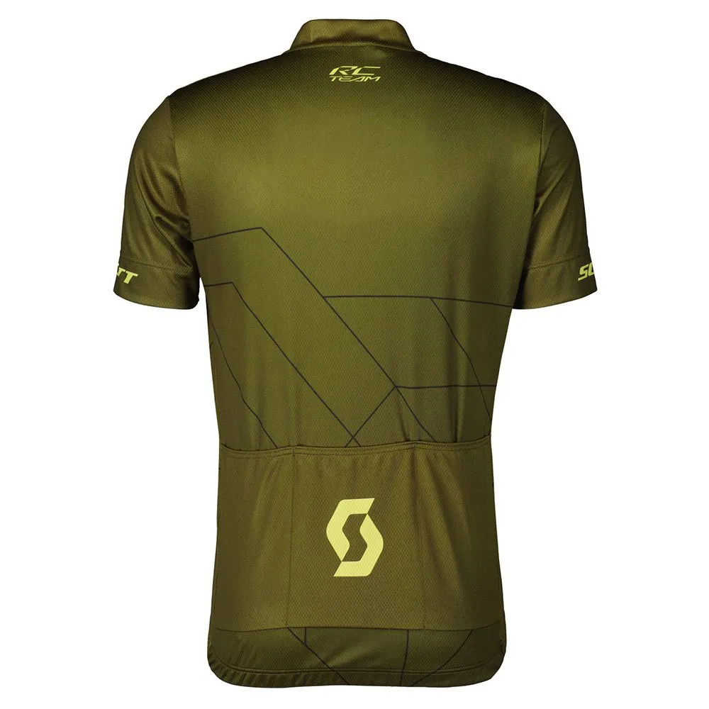 SCOTT Rc Team 20 Korta ärmar Cykeltröja Refurbished, Fir green / bitter yellow, XL SCOTT Rc Team 20 Korta ärmar Cykeltröja Refurbished, Fir green / bitter yellow, XL