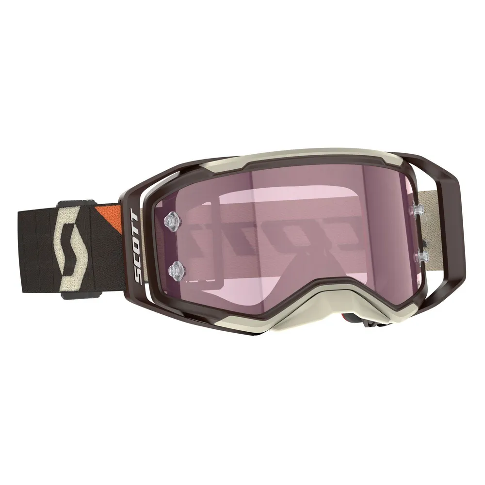 SCOTT SCO Goggle Prospect 2.0 Amp deep brown/beige/rose works, Beige/Brun SCOTT SCO Goggle Prospect 2.0 Amp deep brown/beige/rose works, Beige/Brun