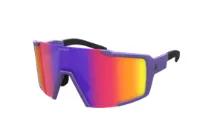 SCOTT Shield Compact cykelglasögon Swish Purple/Teal Chrome SCOTT Shield Compact cykelglasögon Swish Purple/Teal Chrome