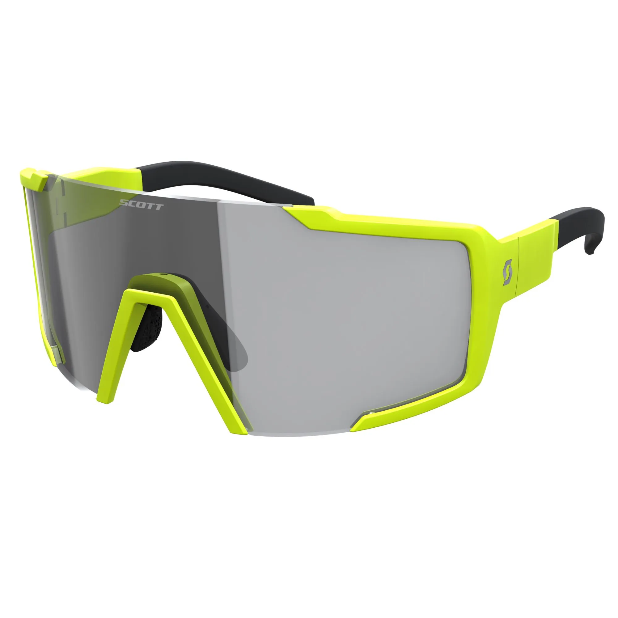 SCOTT Shield Compact Light Sensitive Cykelglasögon Matgul/Grå, Yellow matt, Grey Light Sensitive/CAT1-3 SCOTT Shield Compact Light Sensitive Cykelglasögon Matgul/Grå, Yellow matt, Grey Light Sensitive/CAT1-3