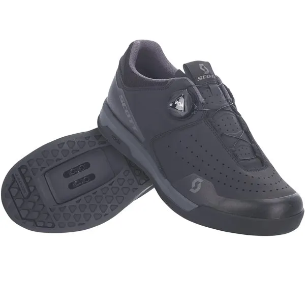 SCOTT Shoe Sport Volt Clip, Matt black/dark grey