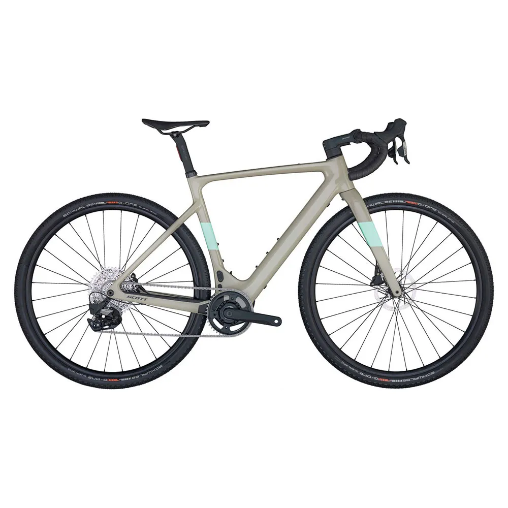 SCOTT Solace Gravel Eride 30 Tq Hpr50 Apex Xplr Etap Axs 2025 Elcykel Gravel, Multicolor, 56, 360Wh