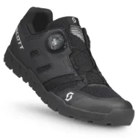 SCOTT Sport Crus-r Flat Boa cykelsko black/silver herr SCOTT Sport Crus-r Flat Boa cykelsko black/silver herr