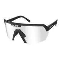 SCOTT Sport Shield Cykelglasögon Matvit/Röd Krom SCOTT Sport Shield Cykelglasögon Matvit/Röd Krom