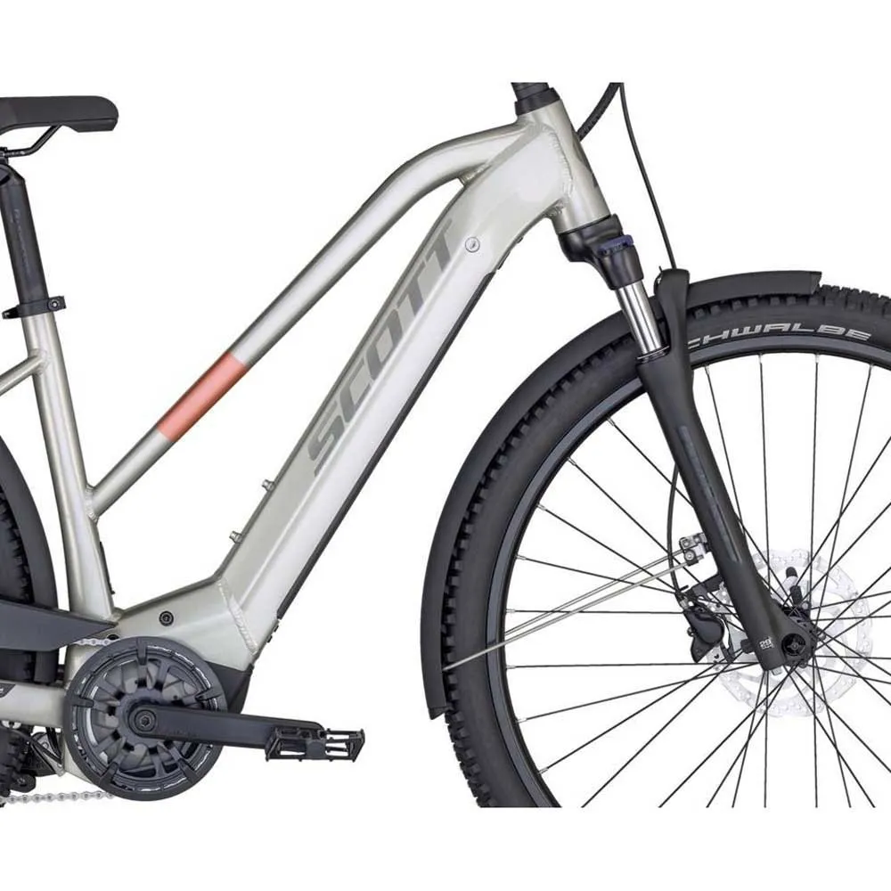 SCOTT Sub Cross Eride 30 Lady Eq 29´´ Shimano Cues Ardu4000gs 9s Elcykel, White, S, 400Wh